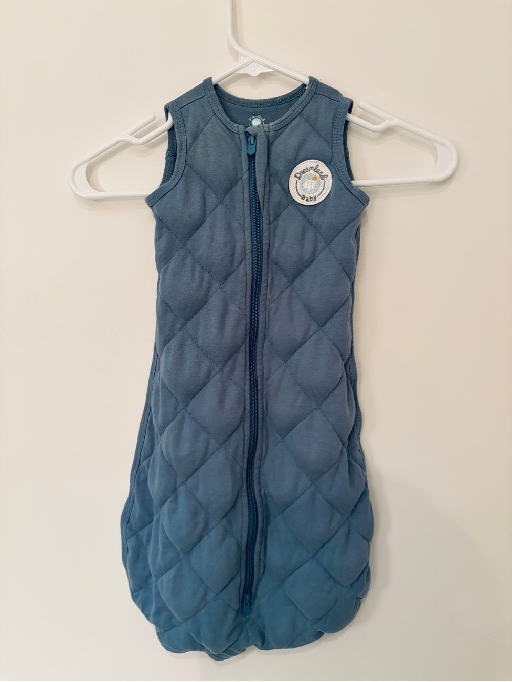 Dreamland Baby Weighted Sleep Sack – Ocean Blue – Size Small (0–6 Months)